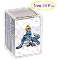 Tarjetas de juego NFC Tag para Zelda Breath of the Wild- 24 piezas Tarjetas de juego Nfc con estuche de cristal…
